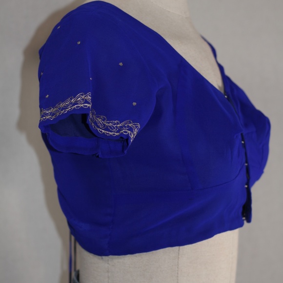 Blue Crop Top - Picture 8 of 12